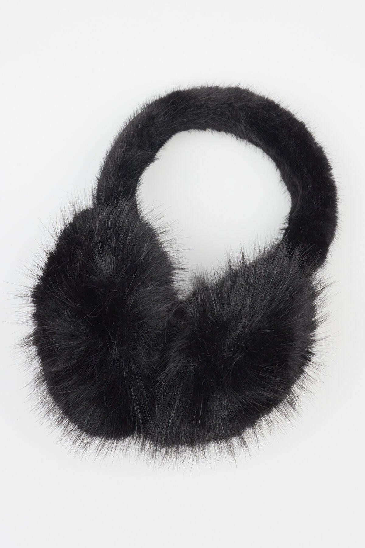 Allover Faux-Fur Earmuffs Product Image