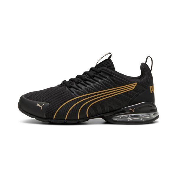 PUMA Voltaic Evo Women's Running Shoes in Black/Gold Product Image