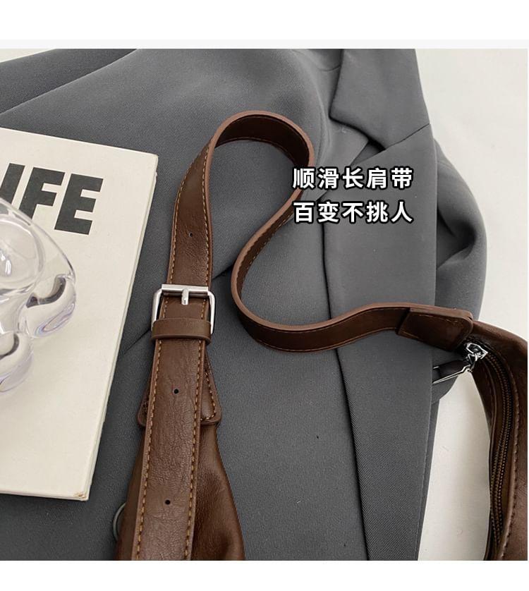 Faux Leather Tote Bag Product Image