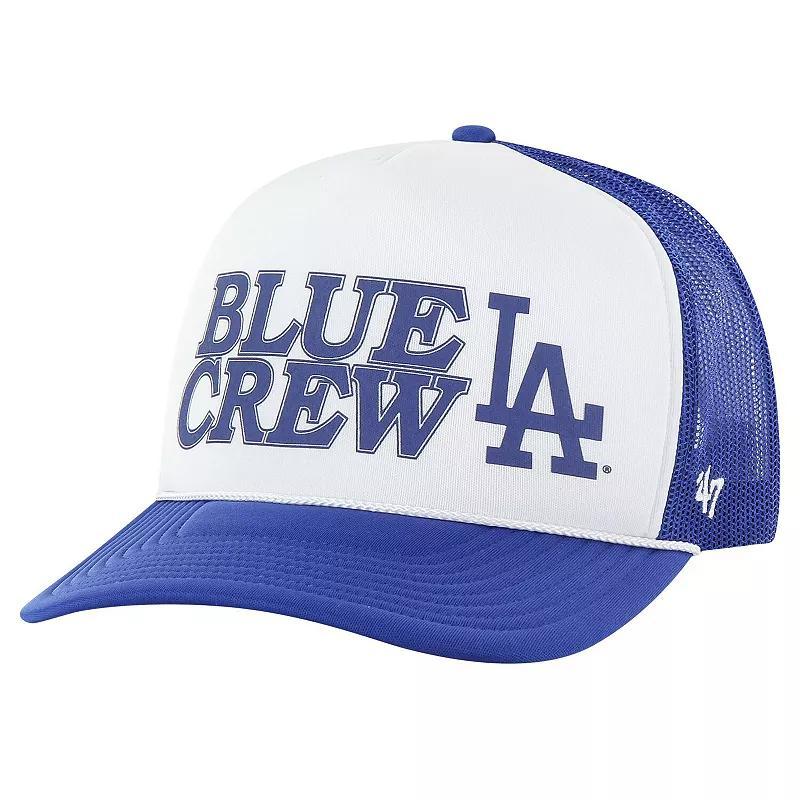 Mens 47 Royal Los Angeles Dodgers Retro Region Foam Trucker Adjustable Hat Product Image