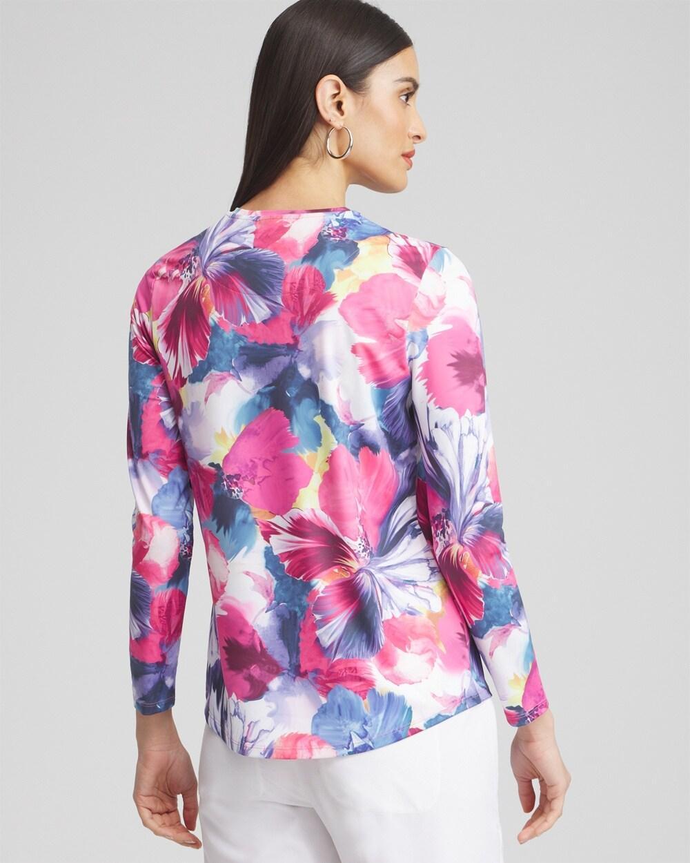 Gauze Flutter Sleeve Top Product Image