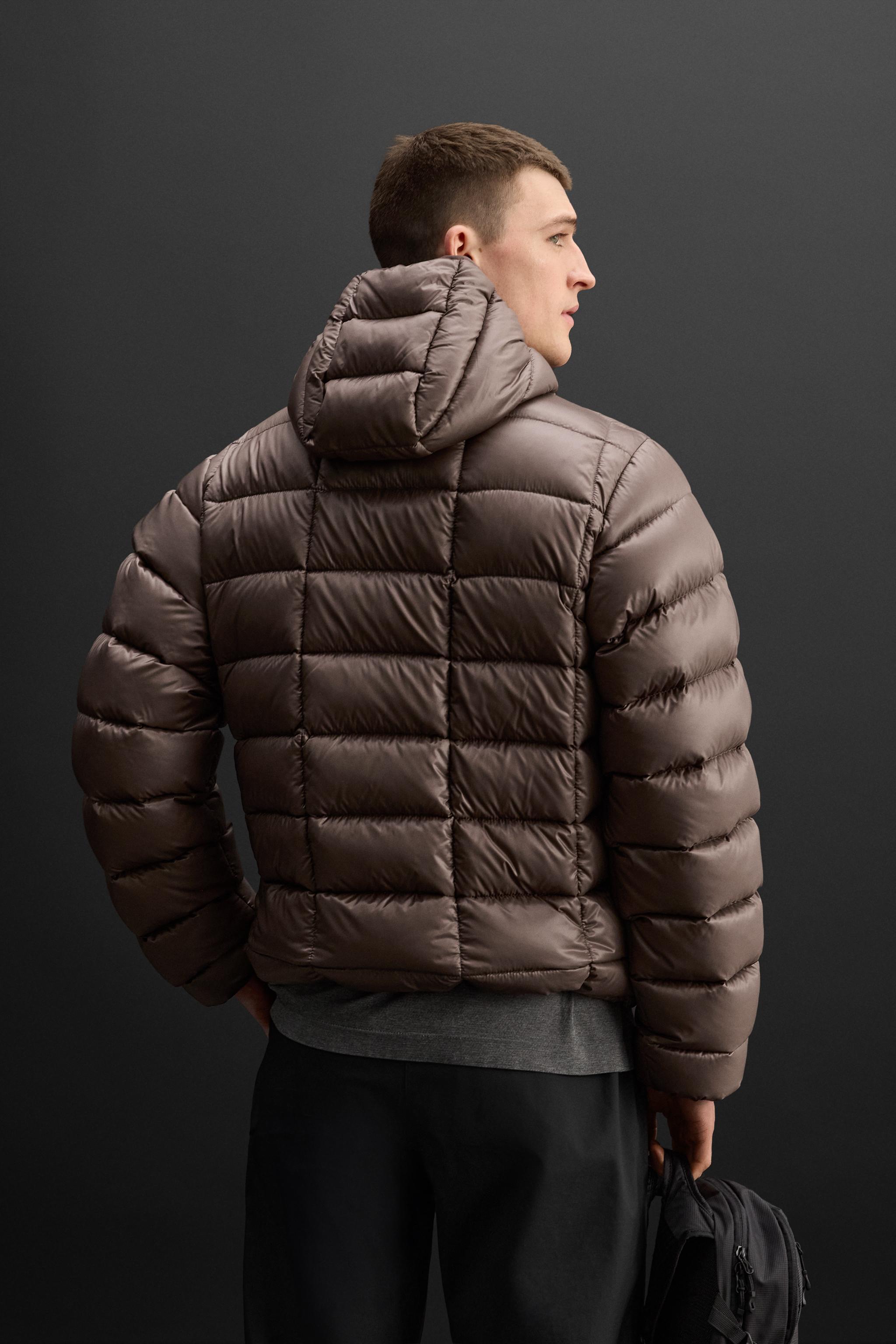 HOODED DOWN JACKET Product Image