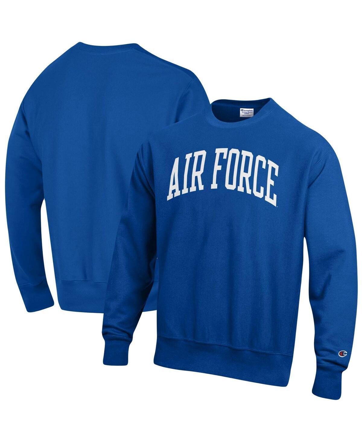 Mens Champion Royal Air Force Falcons Arch Reverse Weave Pullover Sweatshirt Blue Product Image