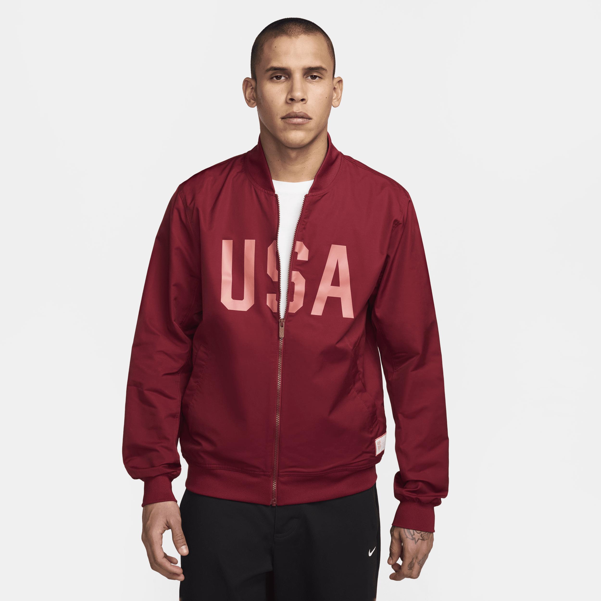 USA Sport Essentials Nike Men's Soccer Woven Bomber Jacket Product Image