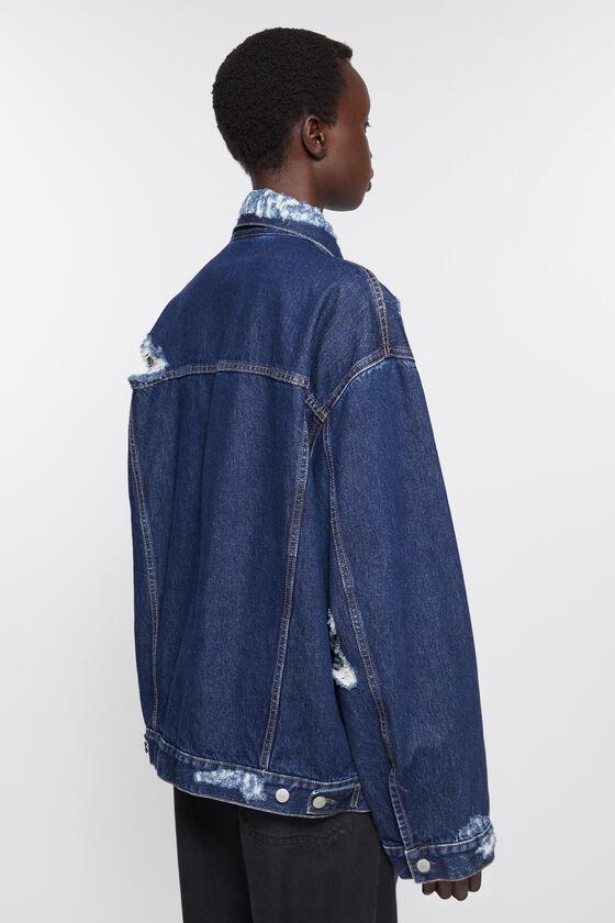 Distressed denim jacket - Relaxed fit Product Image