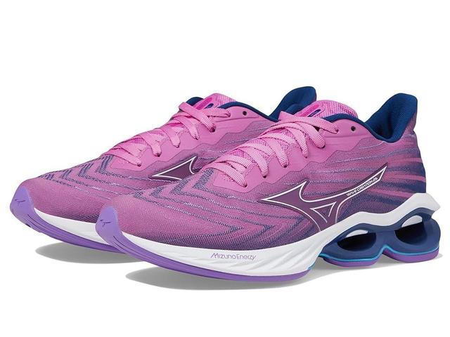 Mizuno Womens Wave Creation 25 SSW - Shoes Rosebud/Navy Peony Product Image