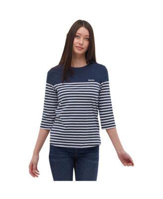 Bench Dna Womens Arian Nautical Stripe 3/4 Tee Product Image