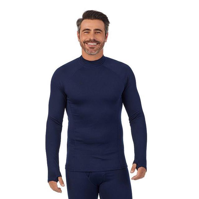 Mens Cuddl Duds Heavyweight ArctiCore Performance Base Layer Mock Neck Top Blue Product Image