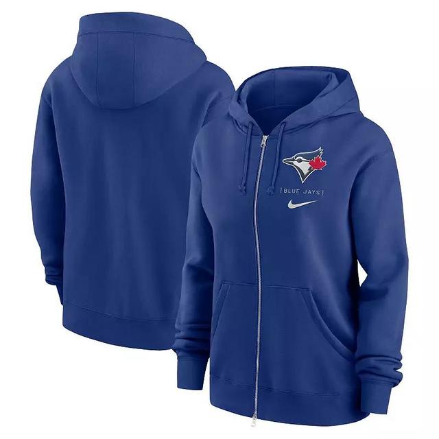 Womens Nike Royal Toronto Blue Jays Legacy Icon Full-Zip Hoodie Product Image