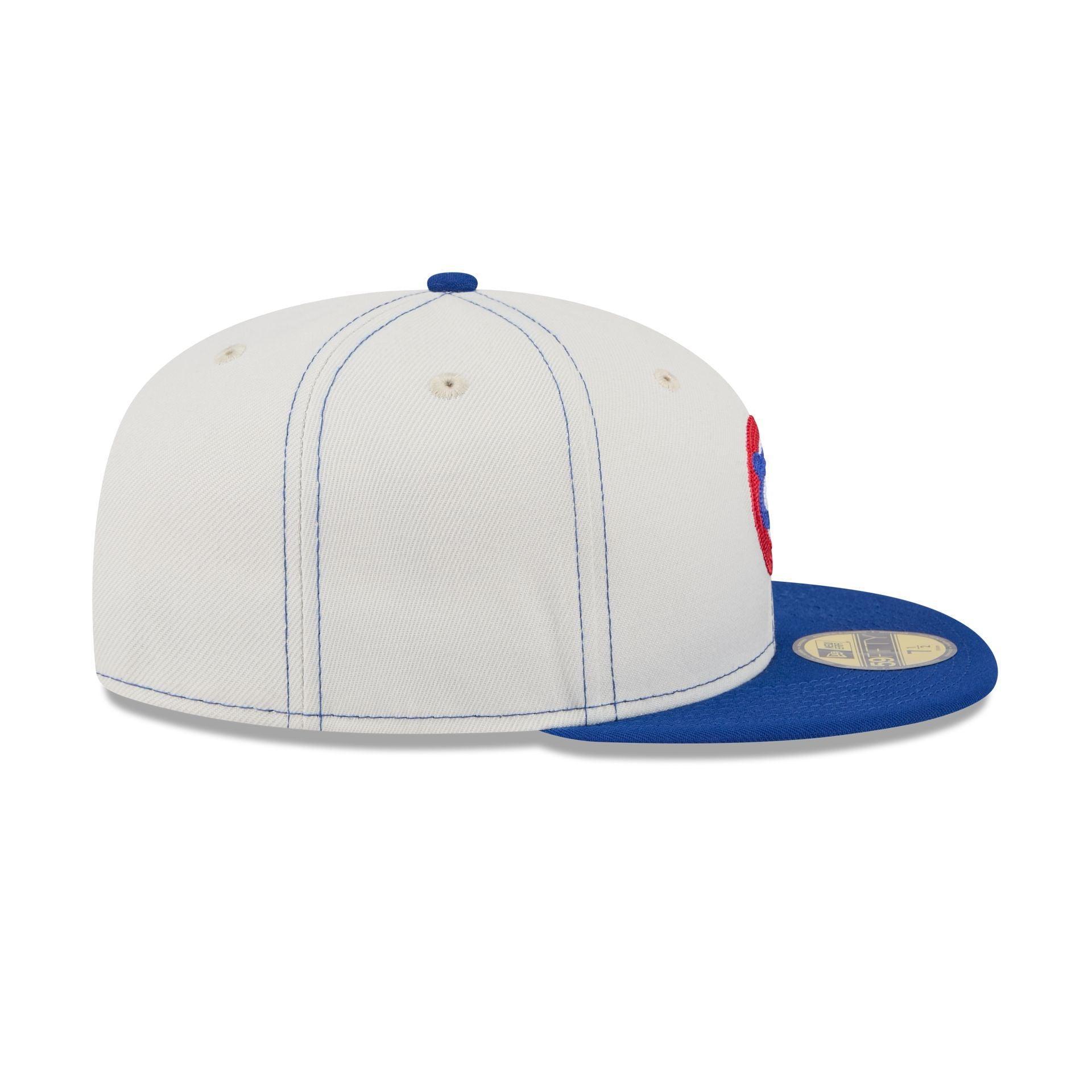 Chicago Cubs Sandy Linen 59FIFTY Fitted Hat Male Product Image