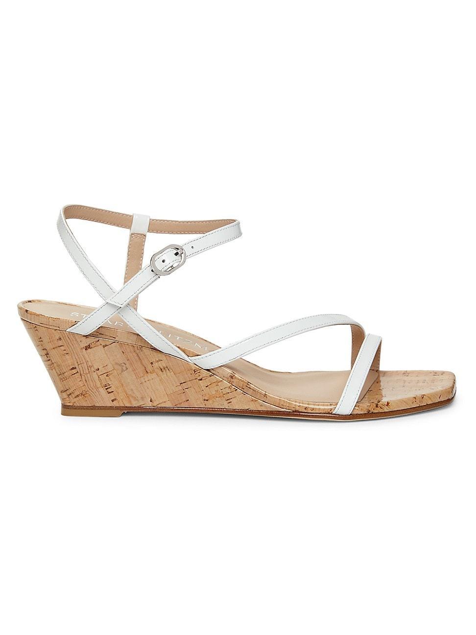 Oasis Patent Ankle-Strap Wedge Sandals Product Image