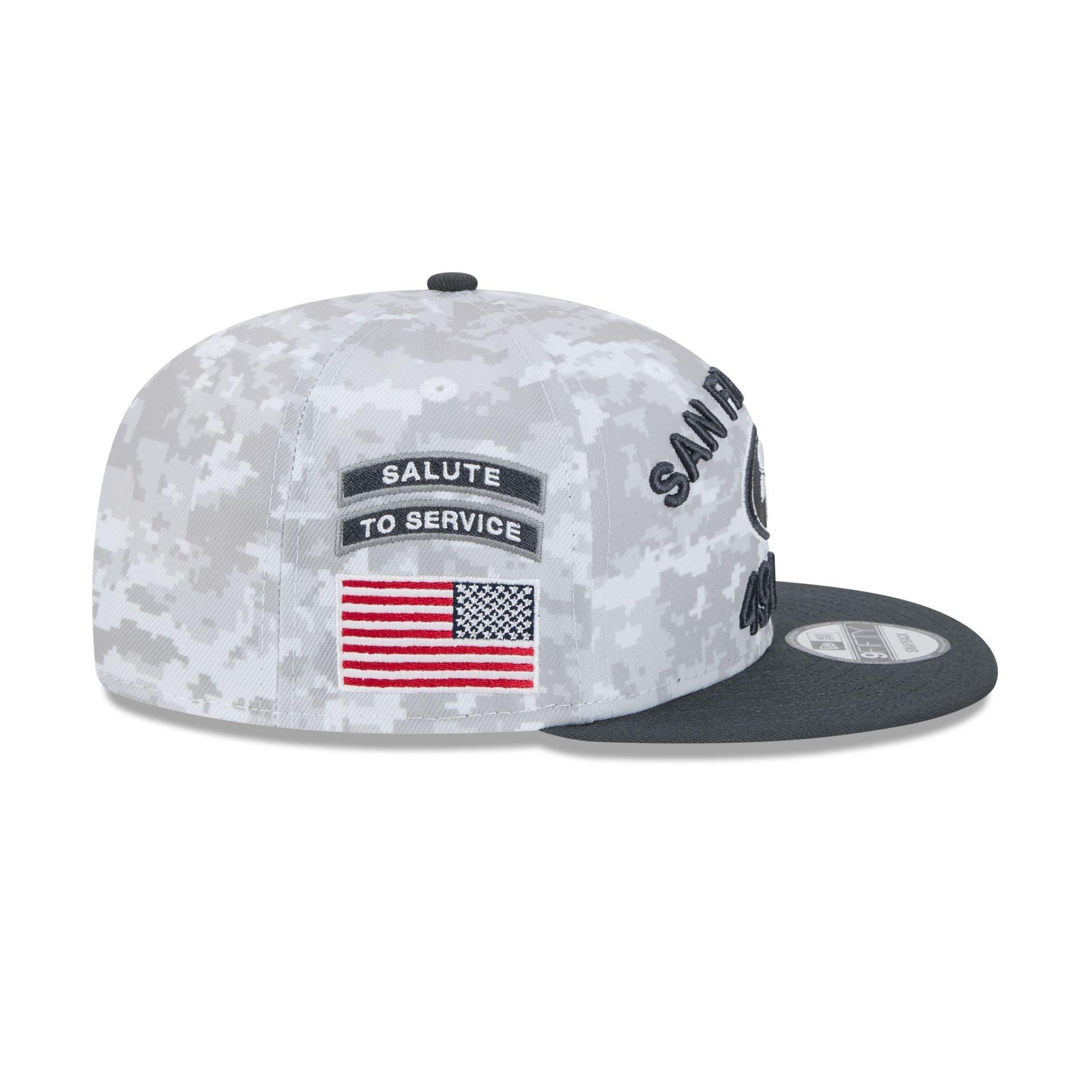 San Francisco 49ers 2024 Salute to Service 9FIFTY Snapback Hat Male Product Image