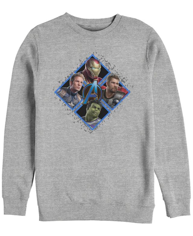 Mens Avengers Endgame Group Pullover Athletic Grey Product Image