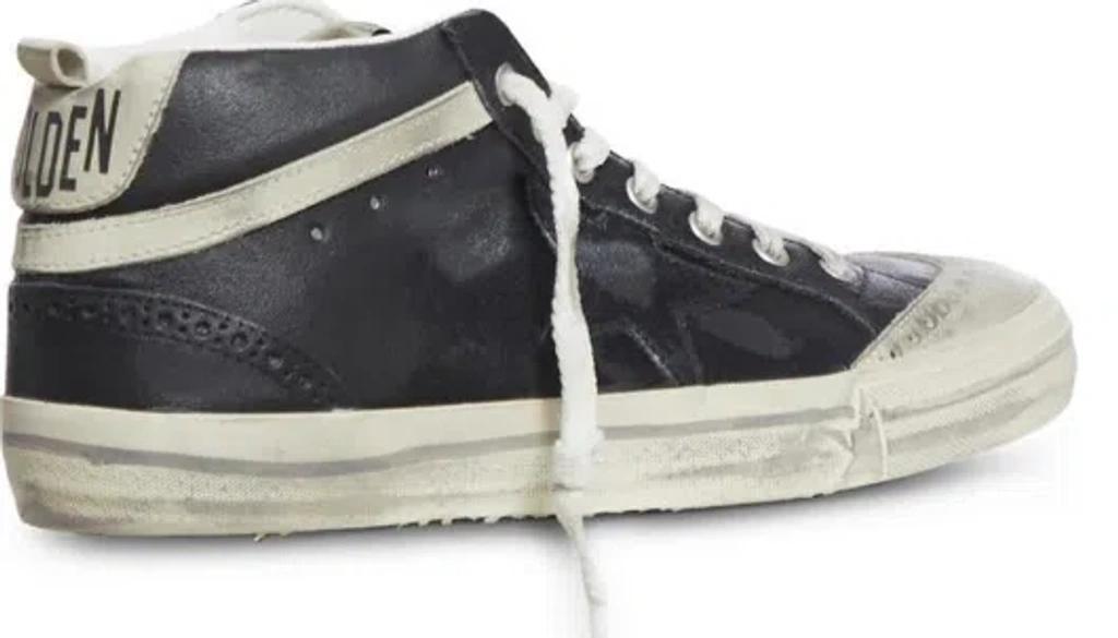 GOLDEN GOOSE Versatile Men's Sneaker With Durable Rubber Sole In Black/ice Product Image