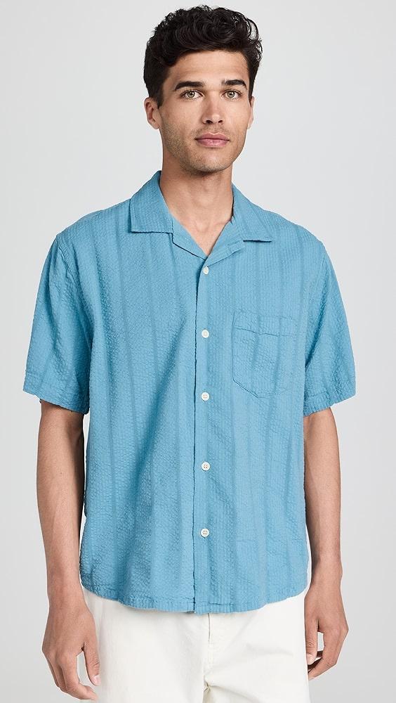 Corridor Striped Seersucker Shirt | Shopbop Product Image