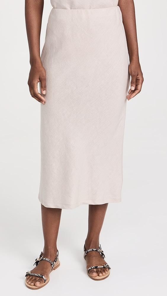 Enza Costa Linen Bias Skirt | Shopbop Product Image