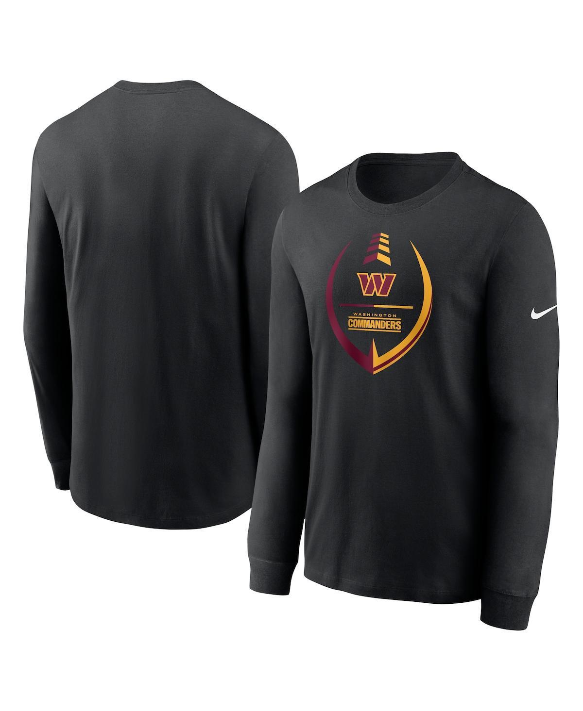 Mens Nike Black Washington Commanders Icon Legend Long Sleeve T-Shirt Product Image