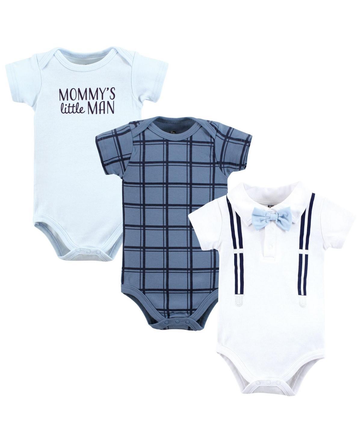 Hudson Baby Baby Boys Cotton Bodysuits, Mommys Man Polo Product Image