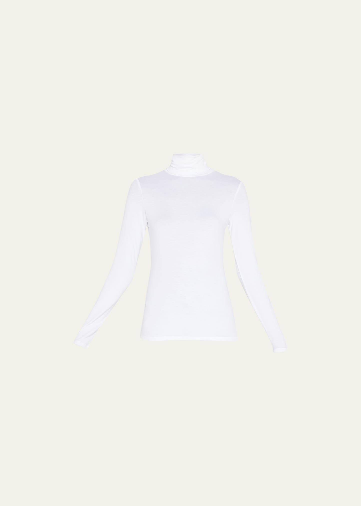 Womens Soft Touch Turtleneck Top Product Image