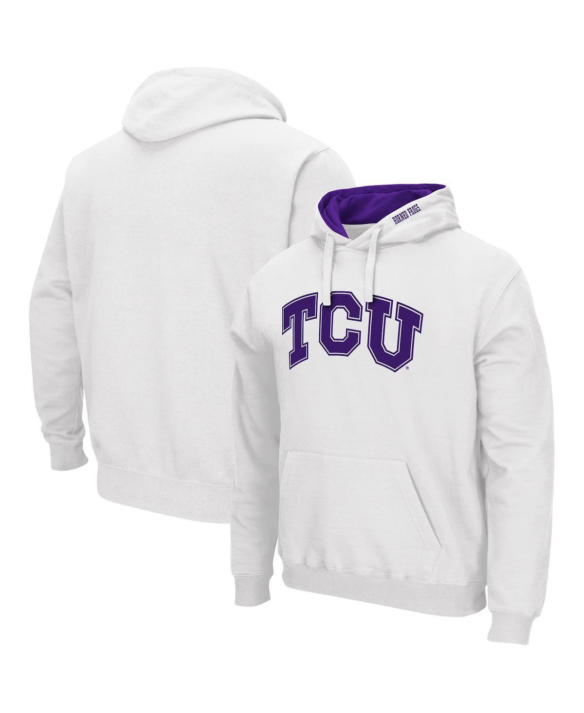 Mens Colosseum Tcu Horned Frogs Arch and Logo 3.0 Pullover Hoodie Product Image