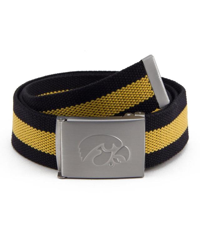 Mens Iowa Hawkeyes Fabric Belt Product Image