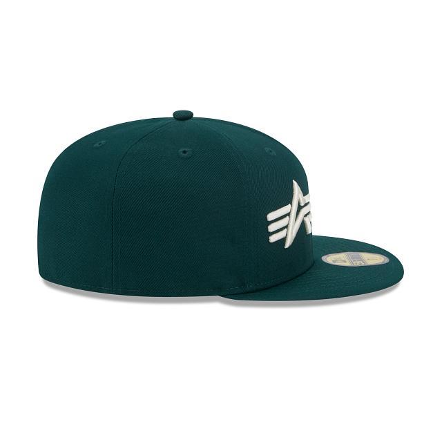 Alpha Industries X Oakland Athletics Dual Logo 59FIFTY Fitted Hat Male Product Image