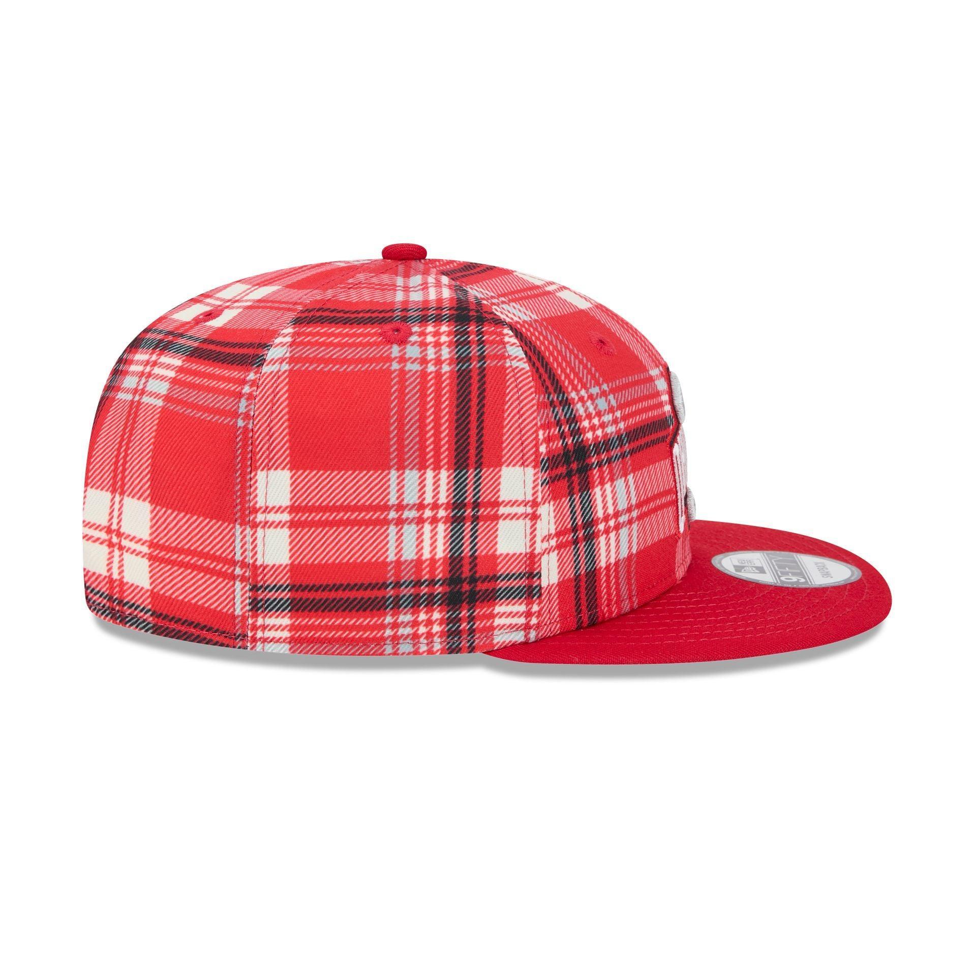 Ohio State Buckeyes Plaid 9FIFTY Snapback Hat Male Product Image