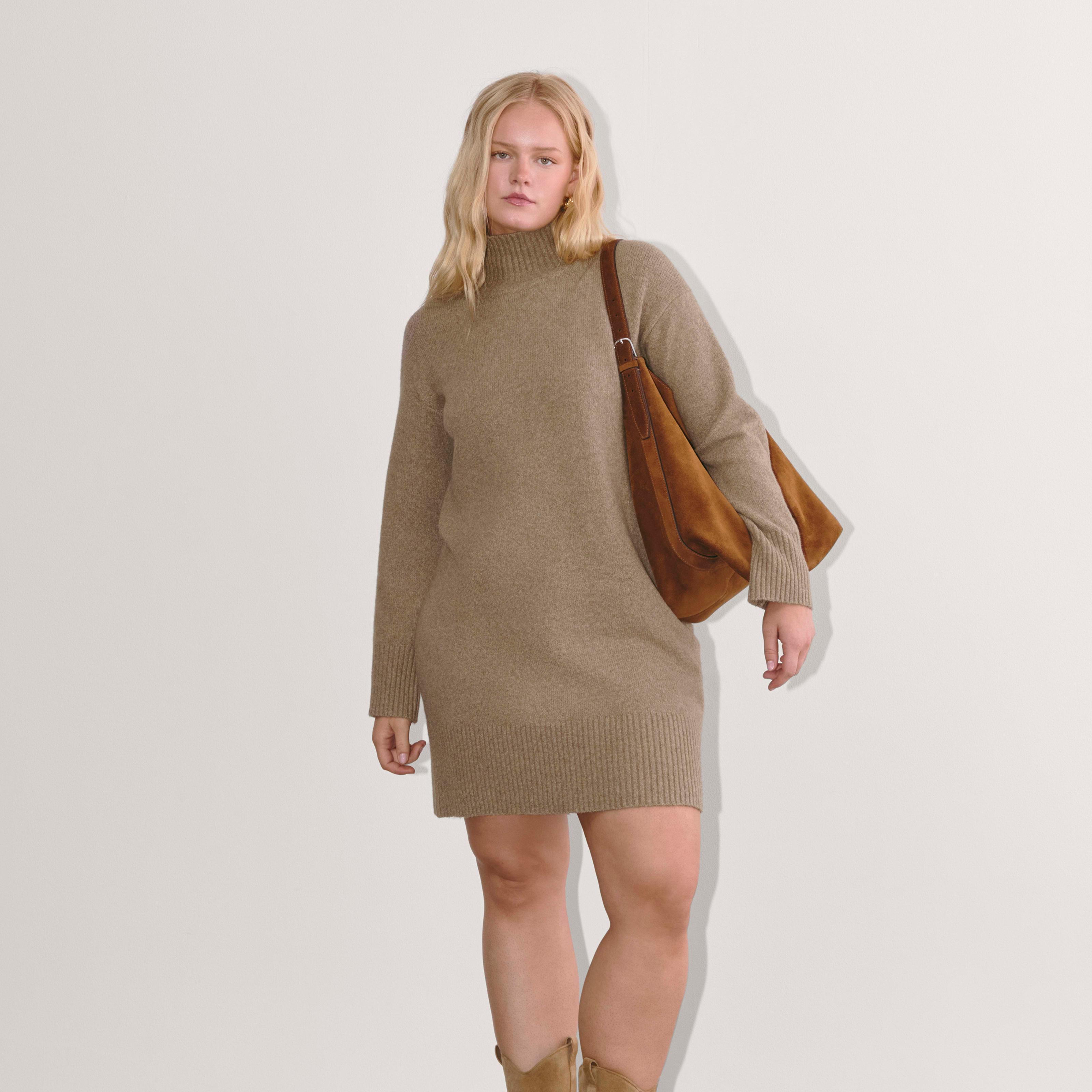 The Sweater Dress in Plush Cotton Product Image