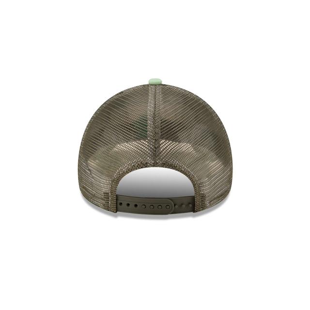 New Era Green Eagle Patch 9FORTY A-Frame Snapback Hat Male Product Image