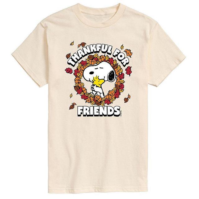 Mens Peanuts Thankful For Friends Tee Product Image