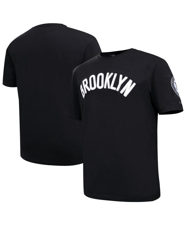 Mens Black Brooklyn Nets Chenille T-shirt Product Image