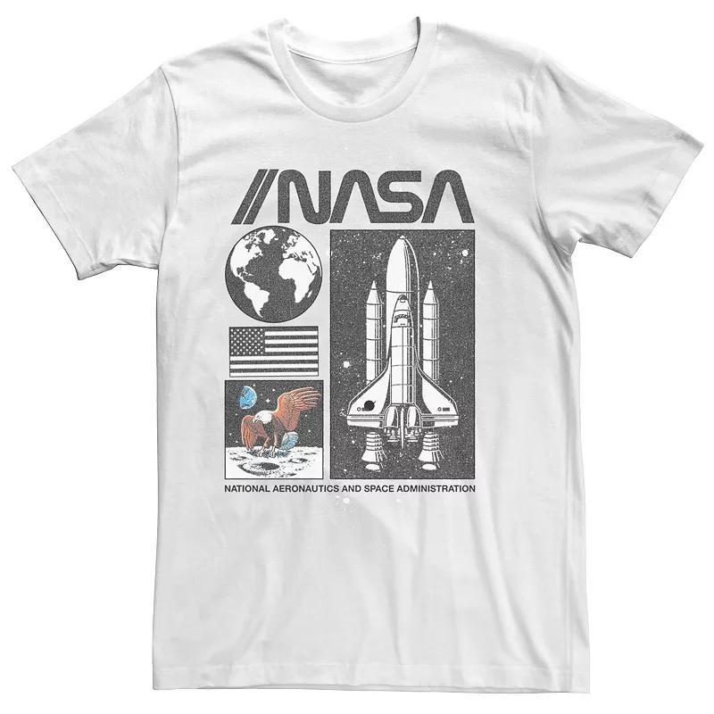 Mens NASA Collage Panel Portraits Tee Product Image