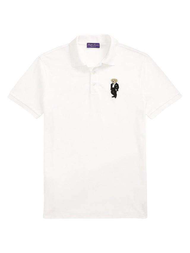 Mens Double-Mercerized Cotton Polo Shirt Product Image