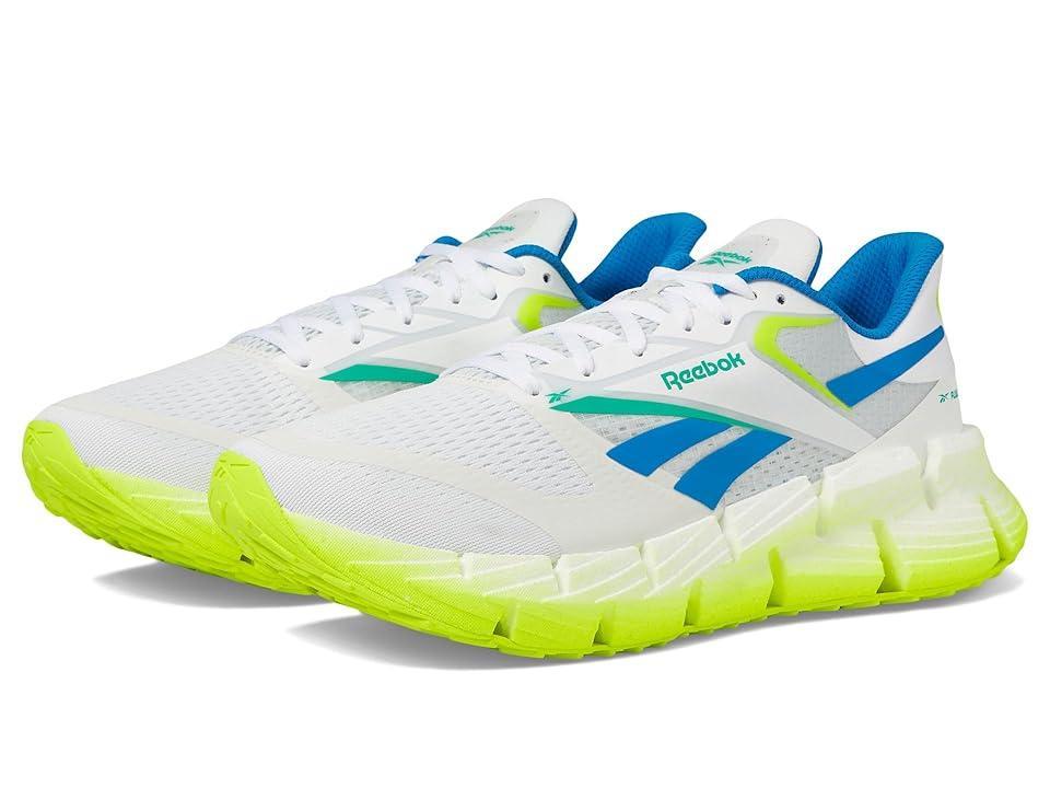 Reebok Floatzig 1 Digital Lime/Kinetic Blue) Men's Running Shoes Product Image