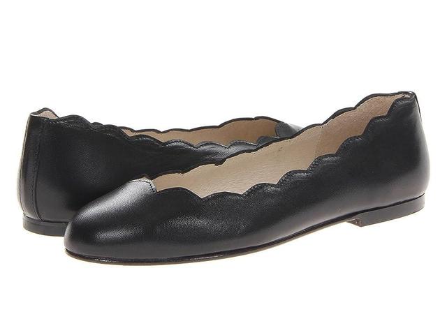 French Sole Jigsaw (Black Nappa Leather) Women's Flat Shoes Product Image