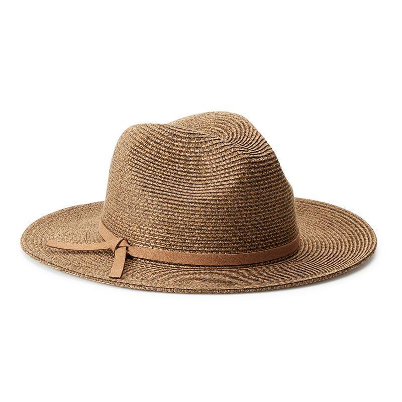 Womens Sonoma Goods For Life Panama Hat with Flat Knotted Cord Product Image