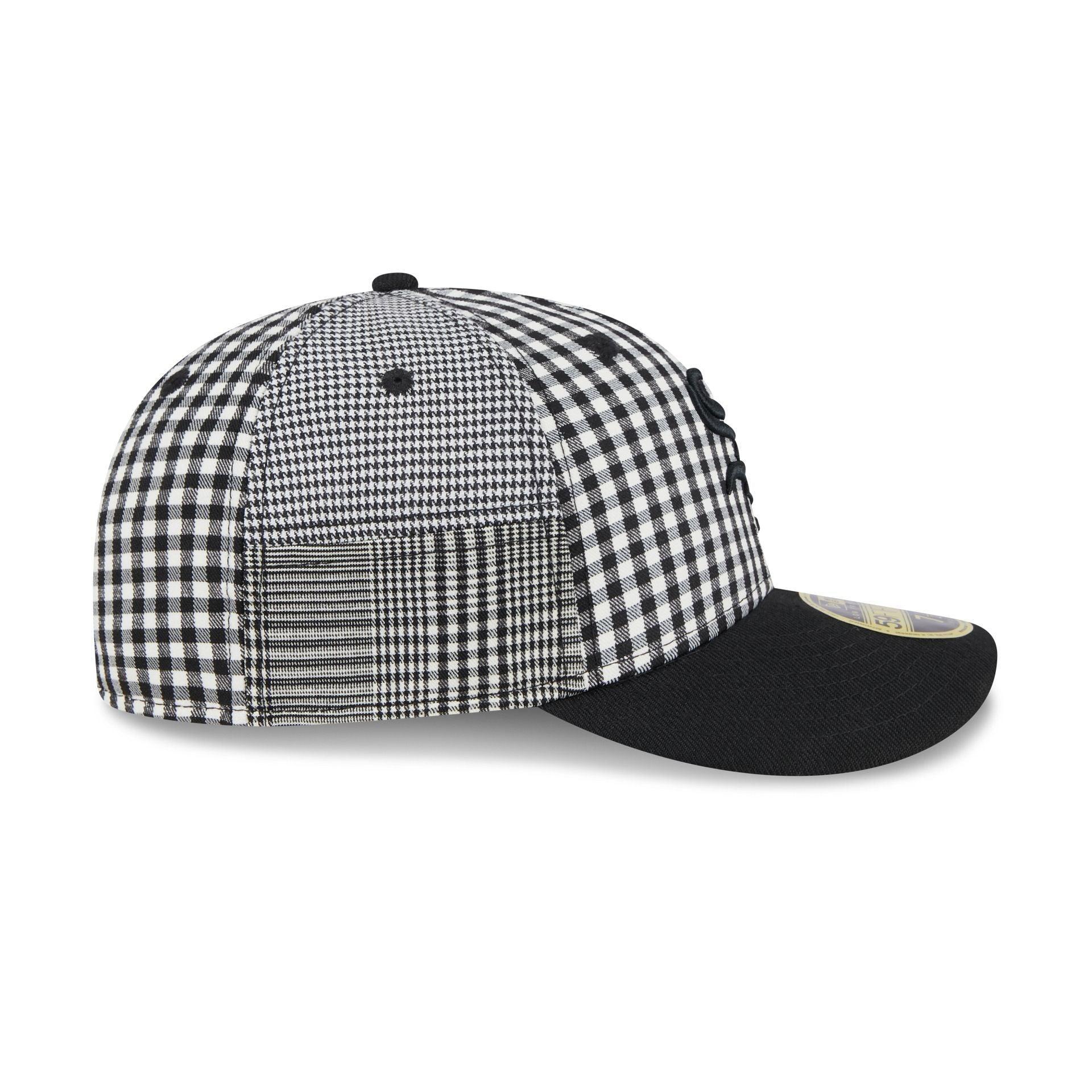 Chicago White Sox Patch Plaid Low Profile 59FIFTY Fitted Hat Male Product Image