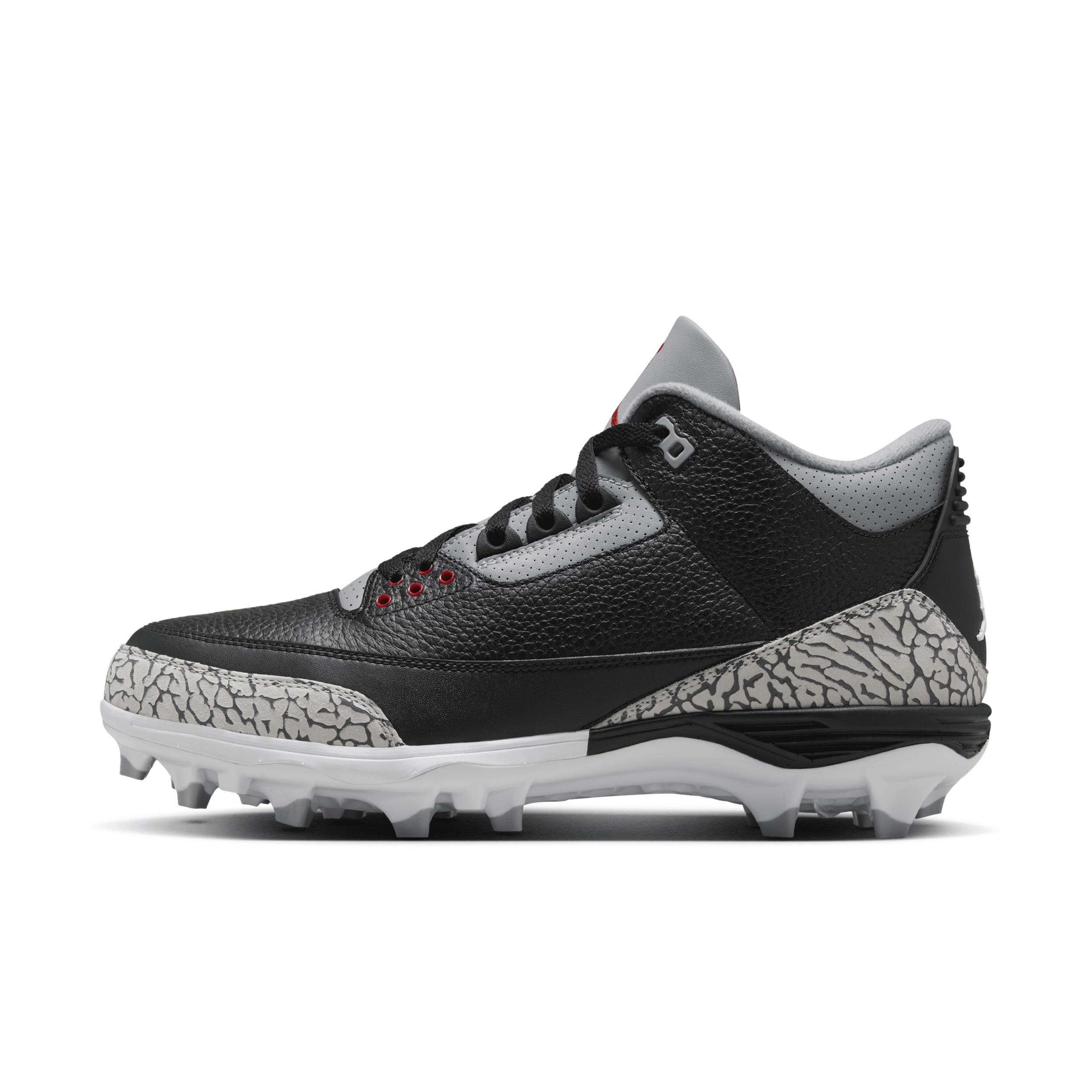 Men's Jordan 3 Mid TD Football Cleats Product Image