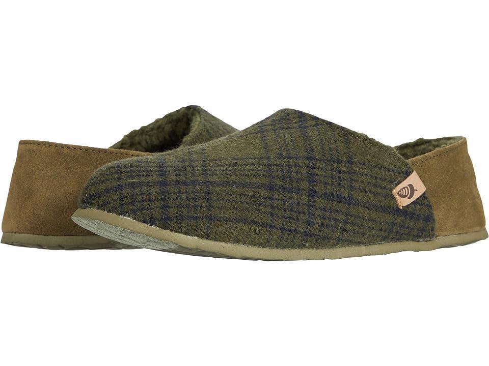 Acorn Parker Plaid Hoodback Plaid) Men's Slippers Product Image