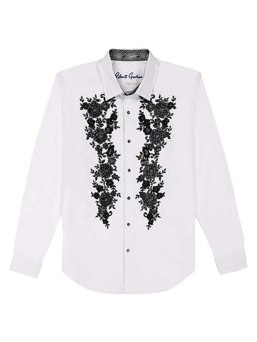 Mens Deco Dave Beaded Floral Shirt Product Image