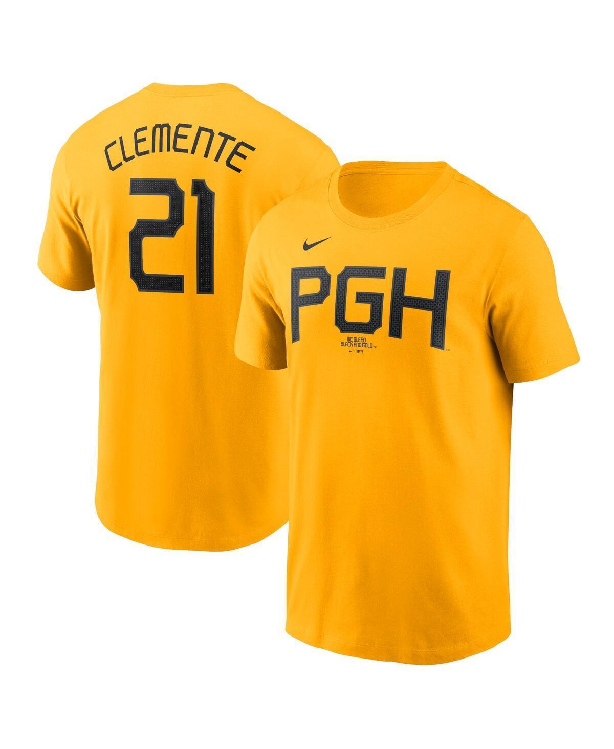 Roberto Clemente Pittsburgh Pirates City Connect Fuse Nike Mens MLB T-Shirt Product Image