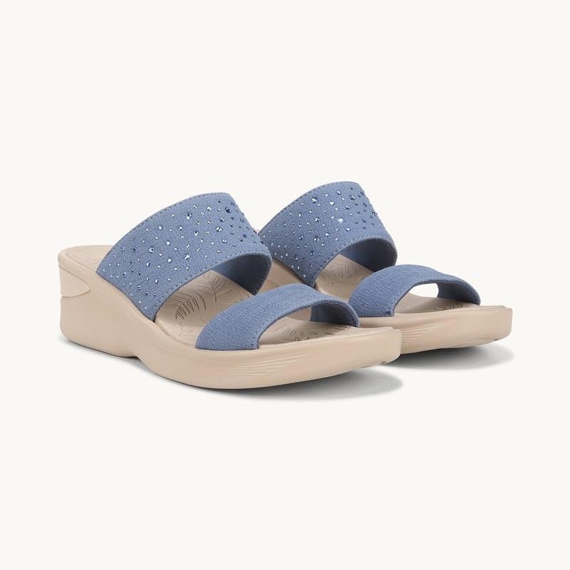 BZees Sienna Crystal Embellished Slide Sandal Product Image
