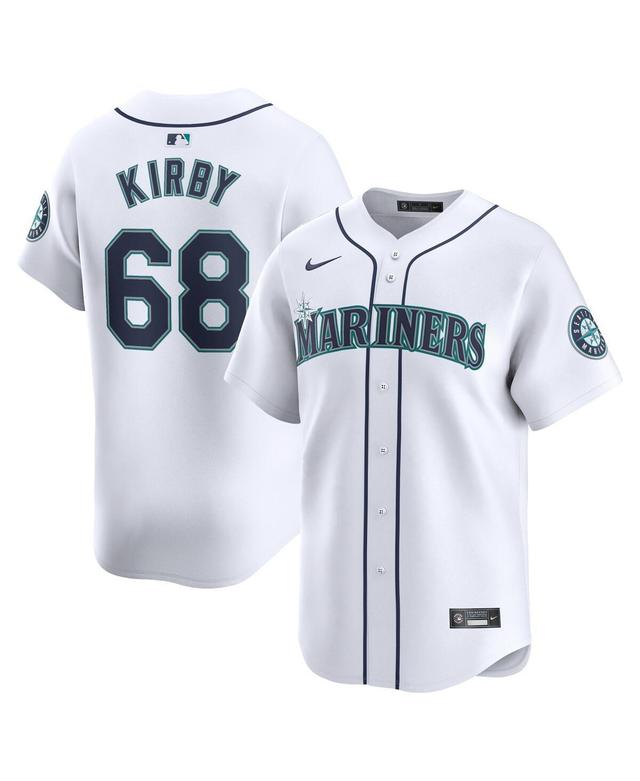 Mens Nike George Kirby White Seattle Mariners Home Limited Player Jersey - White Product Image