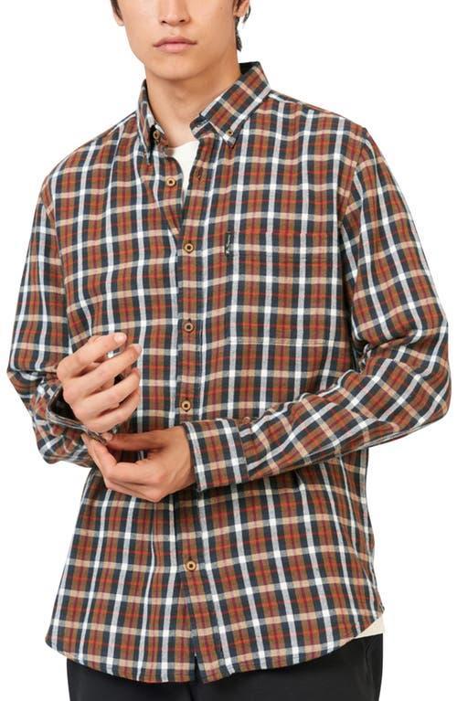 Ben Sherman Mens Herringbone Plaid Shirt Product Image