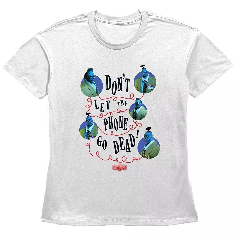 Womens Beetlejuice 2 Dont Let The Phone Go Dead Graphic Tee Product Image