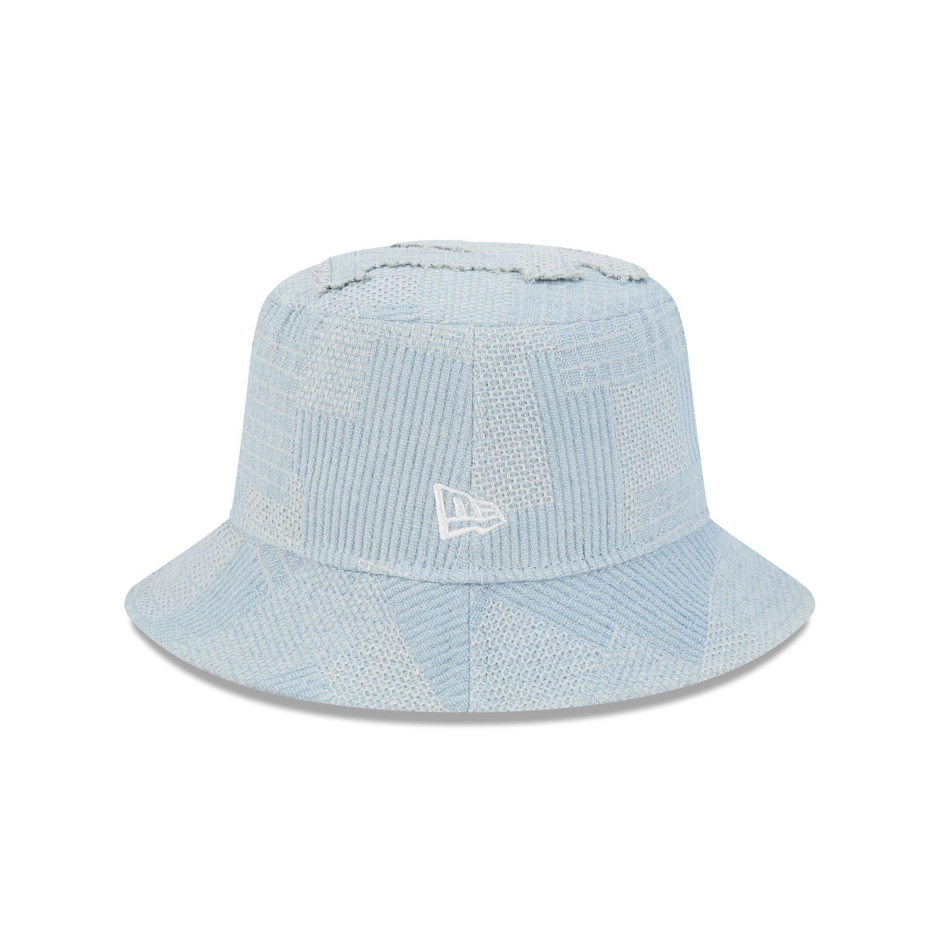 Los Angeles Dodgers Patch Denim Bucket Hat Male Product Image