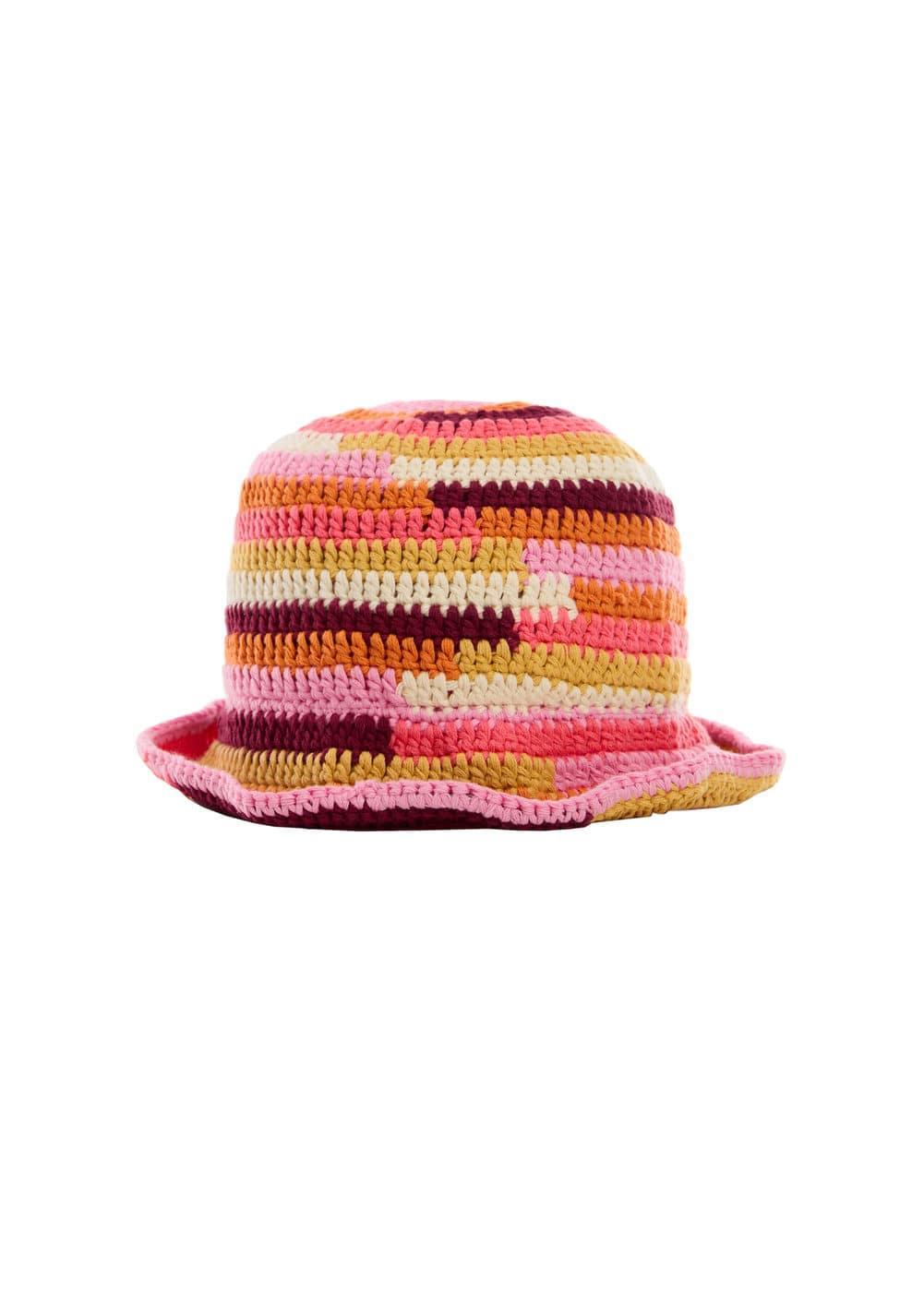 MANGO - Crochet bucket hat - One size - Women Product Image