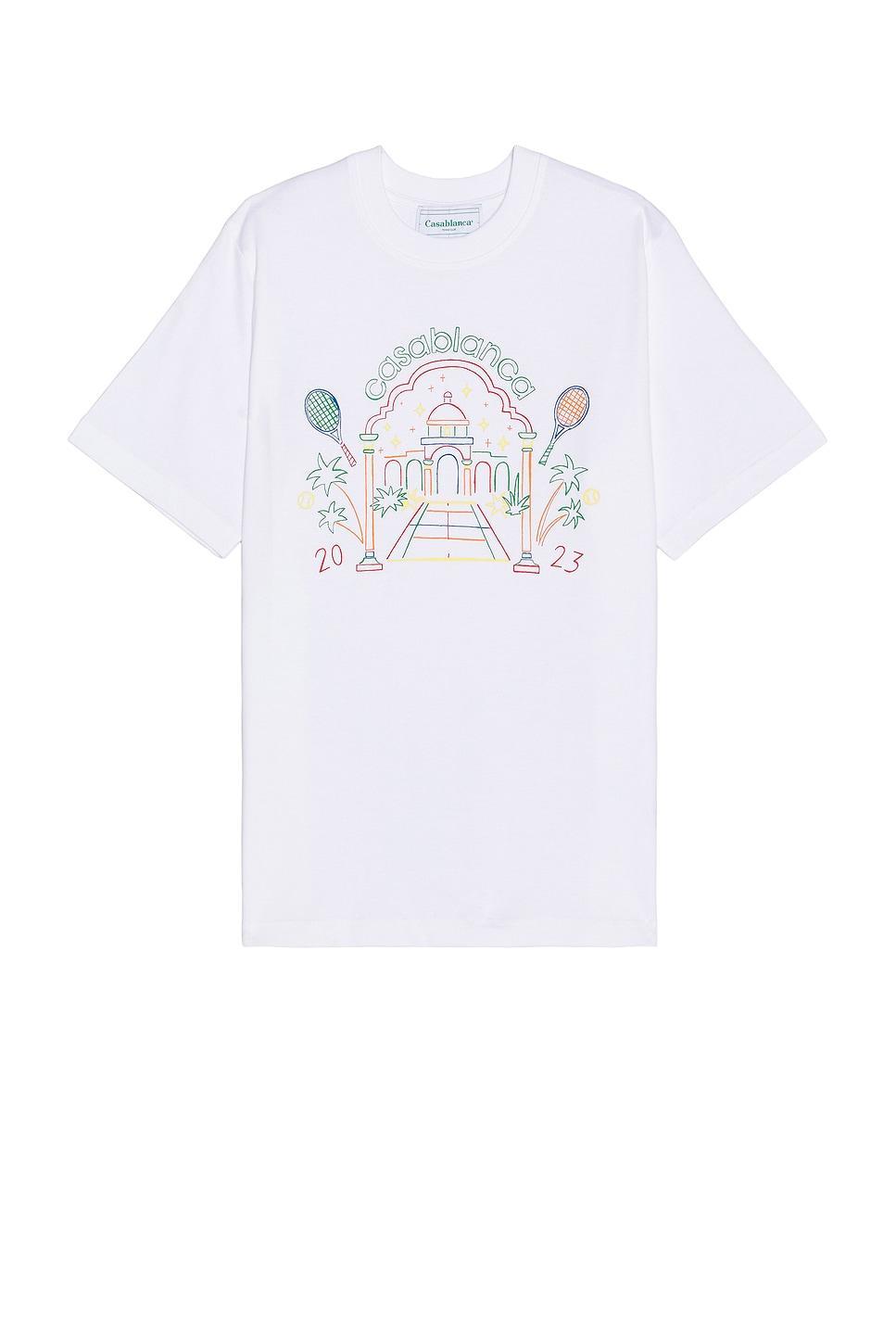 Casablanca Rainbow Crayon Temple T-shirt Product Image