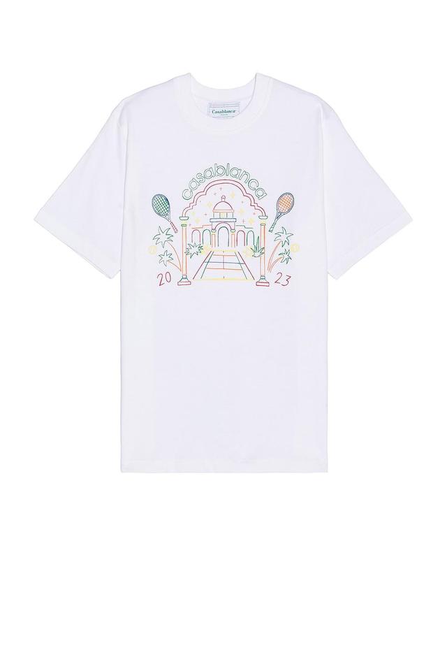 Casablanca Rainbow Crayon Temple T-shirt Product Image