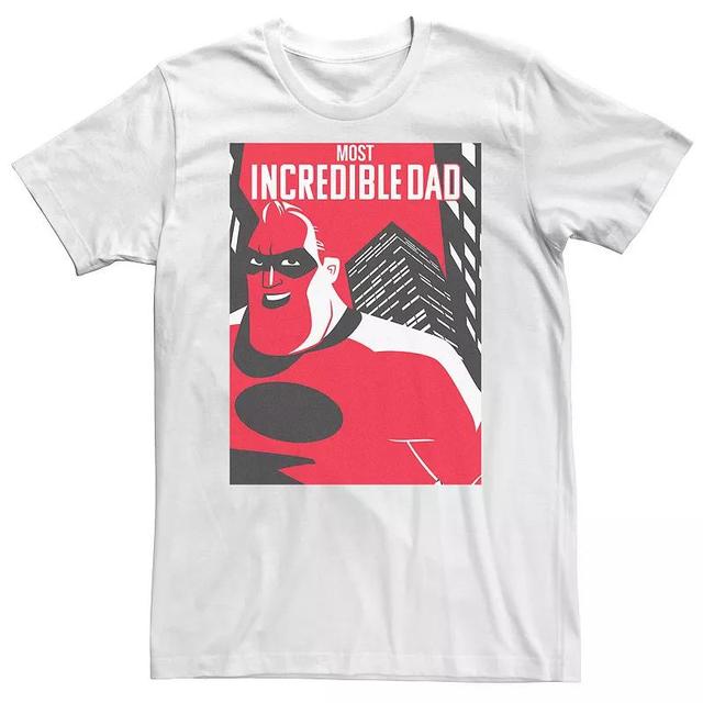 Big & Tall Disney / Pixar Incredibles 2 Dad Poster Tee, Mens Product Image